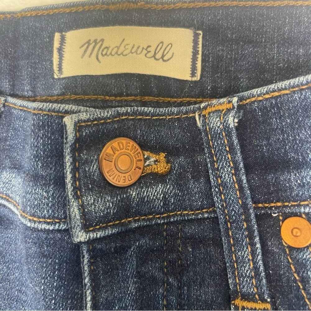 Madewell Slim Straight 27 Blue Denim Jeans *H0305 - Picture 3 of 7